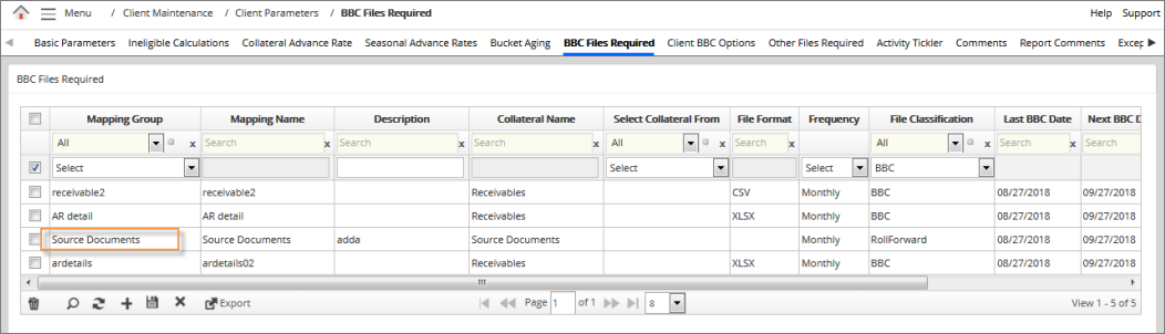 BBC files required page.